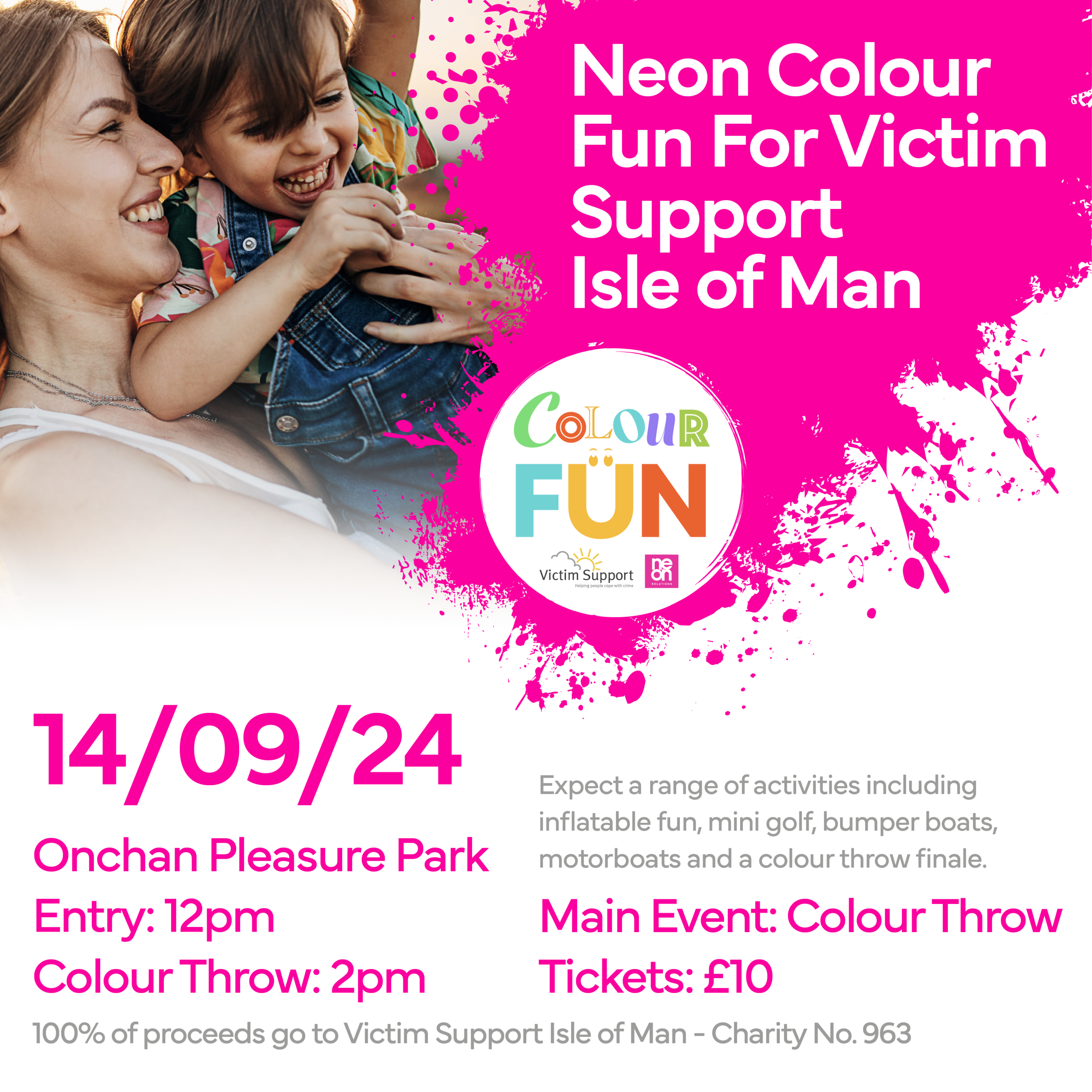 Neon Colour Fun! 14th September 2024